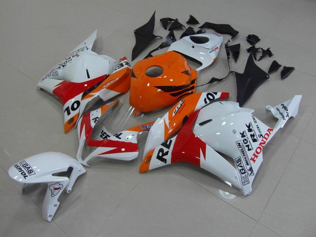 Blanco Repsol Carenado Moto Honda CBR 600 RR 2009-2012 Blanco Repsol Carenado Moto Honda CBR 600 RR 2009-2012