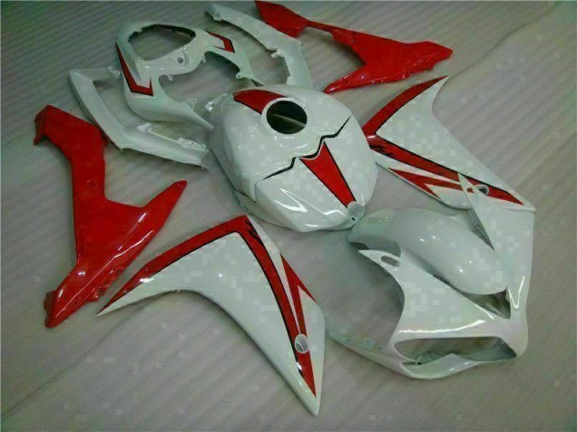 Blanco Rojo Carenado Moto Yamaha R1 2007-2008 Blanco Rojo Carenado Moto Yamaha R1 2007-2008