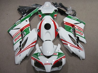Blanco Rojo Castrol Carenado Moto Honda CBR 1000 RR 2004-2005