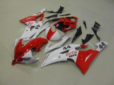 Blanco Rojo Coca Cola Zero 44 Carenado Moto Yamaha R6 2008-2016