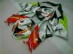 Blanco Rojo H. Energy Carenado Moto Kawasaki ZX6R 2009-2012 Blanco Rojo H. Energy Carenado Moto Kawasaki ZX6R 2009-2012