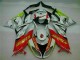 Blanco Rojo H. Energy Carenado Moto Kawasaki ZX6R 2009-2012 Blanco Rojo H. Energy Carenado Moto Kawasaki ZX6R 2009-2012