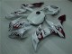 Blanco Rojo Llama Carenado Moto Yamaha R1 2004-2006 Blanco Rojo Llama Carenado Moto Yamaha R1 2004-2006