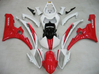 Blanco Rojo Michelin Carenado Moto Yamaha R6 2006-2007