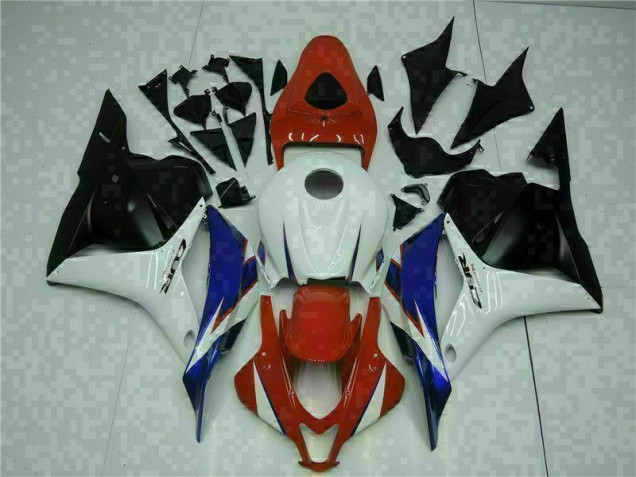 Blanco Rojo Negro Azul Carenado Moto Honda CBR 600 RR 2009-2012 Blanco Rojo Negro Azul Carenado Moto Honda CBR 600 RR 2009-2012
