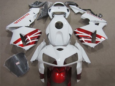 Blanco Rojo Negro Kits Completo Carenado Moto Honda CBR 1000 RR 2004-2005