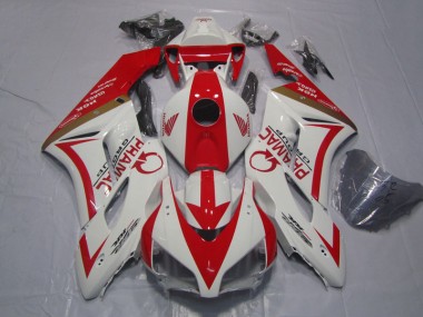 Blanco Rojo PRAMAC Carenado Moto Honda CBR 1000 RR 2004-2005