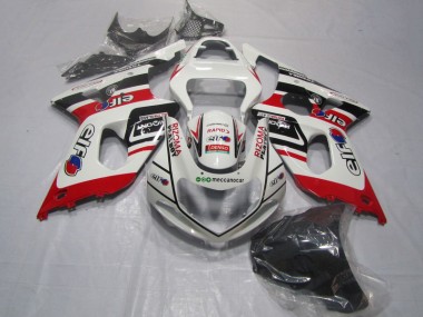 Blanco Rojo Rizoma Playboy Carenado Moto Suzuki GSXR 1000 K1 2000-2002