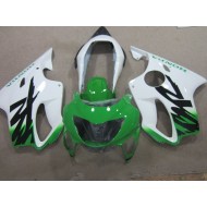 Blanco Verde Carenado Moto Honda CBR 600 F4 1999-2000