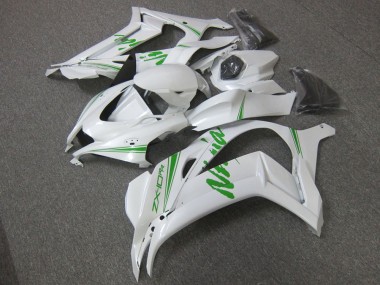 Blanco Verde Carenado Moto Kawasaki ZX10R 2016-2019