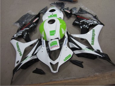 Blanco Verde Hannspree Carenado Moto Honda CBR 1000 RR 2004-2005