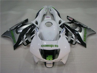 Blanco Verde Hannspree Carenado Moto Honda CBR 600 F3 1995-1998