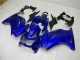 Brillante Azul Carenado Moto Kawasaki EX250 2008-2012 Brillante Azul Carenado Moto Kawasaki EX250 2008-2012