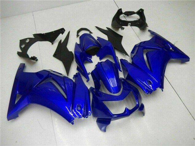 Brillante Azul Carenado Moto Kawasaki EX250 2008-2012 Brillante Azul Carenado Moto Kawasaki EX250 2008-2012