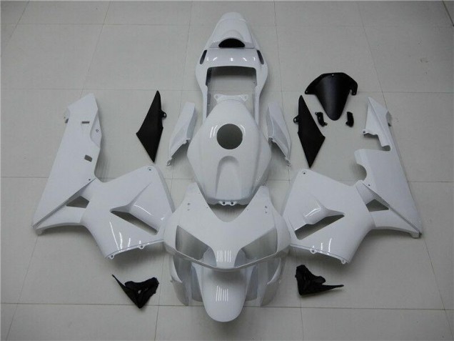 Brillante Blanco Carenado Moto Honda CBR 600 RR 2003-2004 Brillante Blanco Carenado Moto Honda CBR 600 RR 2003-2004