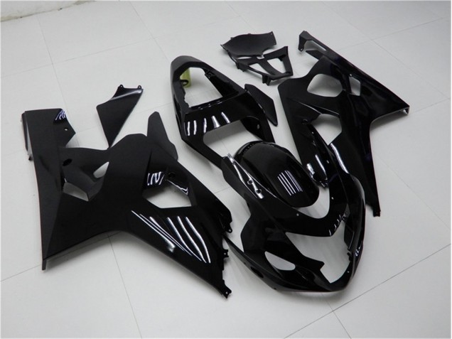 Brillante Negro Carenado Moto Suzuki GSXR 600 / 750 K4 2004-2005 Brillante Negro Carenado Moto Suzuki GSXR 600 / 750 K4 2004-2005