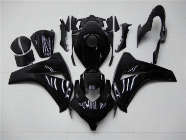 Brillante Negro Carenados Moto Honda CBR 1000 RR 2008-2011