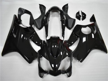 Brillante Negro Carenados Moto Honda CBR 600 F4i 2004-2007