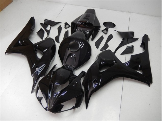 Brillante Negro Kit Carenado Moto Honda CBR 1000 RR 2006-2007 Brillante Negro Kit Carenado Moto Honda CBR 1000 RR 2006-2007