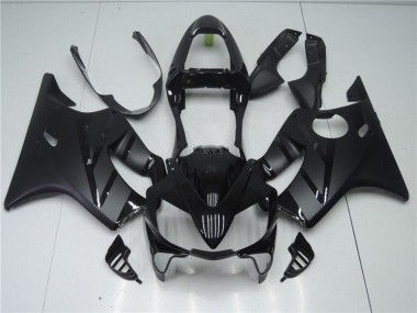 Brillante Negro Mate Carenado Moto Honda CBR 600 F4i 2001-2003