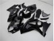 Brillante Negro Mate Carenado Moto Suzuki GSXR 1000 K7 2007-2008 Brillante Negro Mate Carenado Moto Suzuki GSXR 1000 K7 2007-2008