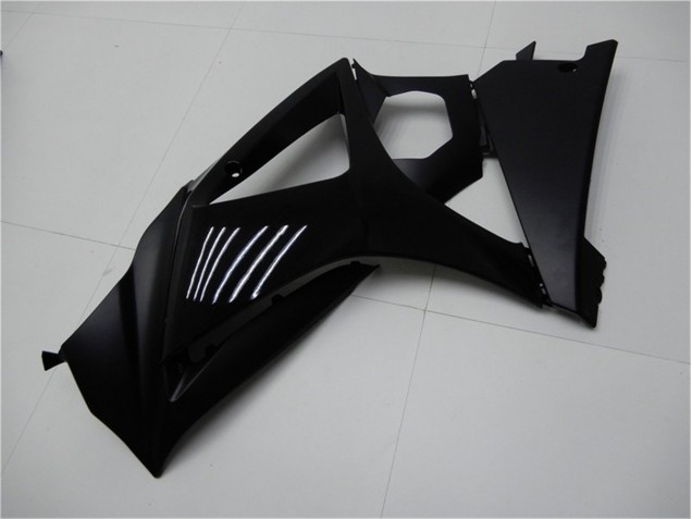 Brillante Negro Mate Carenado Moto Suzuki GSXR 1000 K7 2007-2008 Brillante Negro Mate Carenado Moto Suzuki GSXR 1000 K7 2007-2008