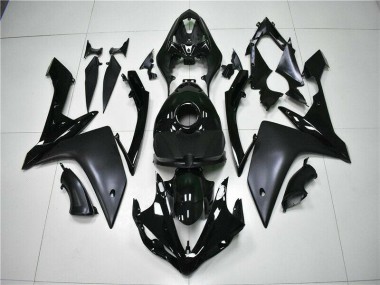 Brillante Negro Mate Carenado Moto Yamaha R1 2007-2008