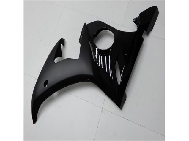 Brillante Negro Mate Carenado Moto Yamaha R6 2003-2005 Brillante Negro Mate Carenado Moto Yamaha R6 2003-2005