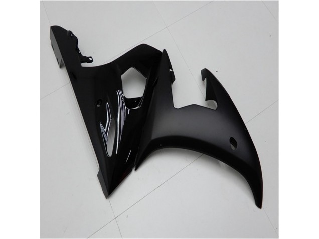 Brillante Negro Mate Carenado Moto Yamaha R6 2003-2005 Brillante Negro Mate Carenado Moto Yamaha R6 2003-2005