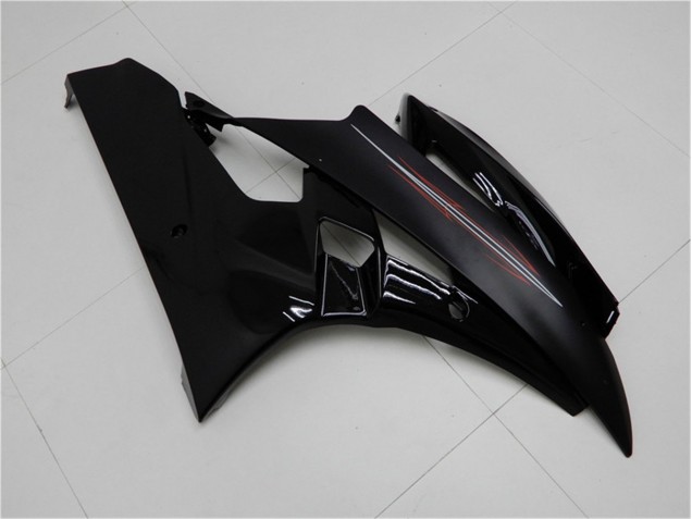Brillante Negro Mate Carenado Moto Yamaha R6 2006-2007 Brillante Negro Mate Carenado Moto Yamaha R6 2006-2007
