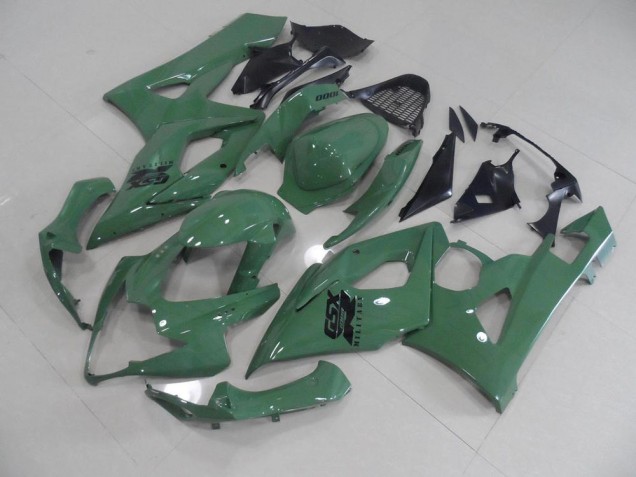Brillante Verde Militar Carenado Moto Suzuki GSXR 1000 K5 2005-2006 Brillante Verde Militar Carenado Moto Suzuki GSXR 1000 K5 2005-2006