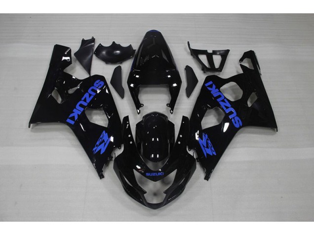 Calcomanía negra y azul Carenado Moto Suzuki GSXR 750 K4 2004-2005 Calcomanía negra y azul Carenado Moto Suzuki GSXR 750 K4 2004-2005