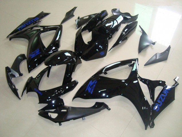 Calcomanía negra y azul Carenado Moto Suzuki GSXR 750 K6 2006-2007