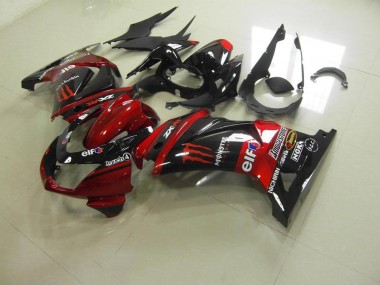 Caramelo Rojo Monster Carenado Moto Kawasaki ZX 250R 2008-2012
