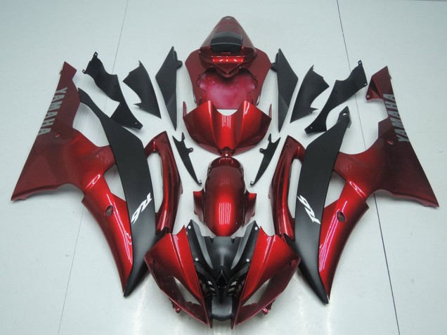 Caramelo Rojo & Negro Carenado Moto Yamaha R6 2008-2016 Caramelo Rojo & Negro Carenado Moto Yamaha R6 2008-2016