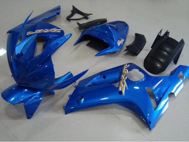 Claro Azul Carenado Moto Kawasaki ZX6R 2003-2004 Claro Azul Carenado Moto Kawasaki ZX6R 2003-2004
