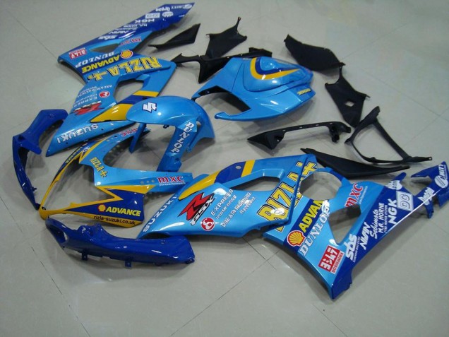 Claro Azul Rizla Carenado Moto Suzuki GSXR 1000 K5 2005-2006 Claro Azul Rizla Carenado Moto Suzuki GSXR 1000 K5 2005-2006
