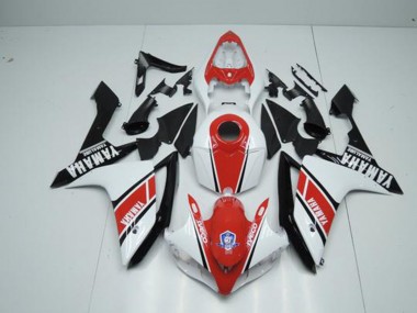 Fábrica Rojo Blanco Carenado Moto Yamaha R1 2007-2008