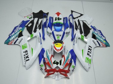 Fixi Claro Azul Carenado Moto Suzuki GSXR 1000 K9 2009-2016