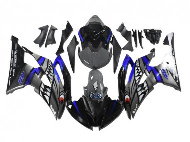 Gris Azul Tiburón Carenado Moto Yamaha R6 2008-2016