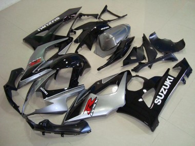 Gris Negro ABS Moto Plástico Suzuki GSXR 1000 K5 2005-2006