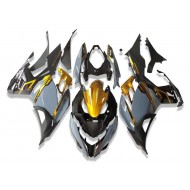 Gris Negro Carenado Moto Kawasaki EX400 2018-2023