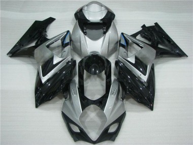 Gris Negro Carenado Moto Suzuki GSXR 1000 K7 2007-2008
