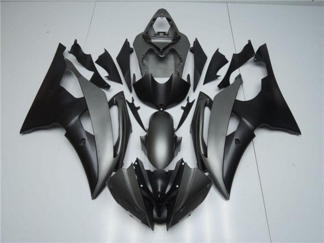 Gris Negro Inyección Kit Carenado Moto Yamaha R6 2008-2016 Gris Negro Inyección Kit Carenado Moto Yamaha R6 2008-2016