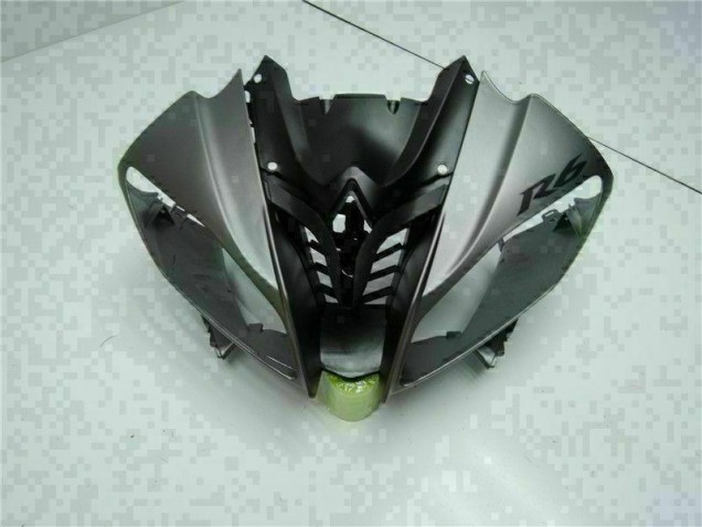 Gris Negro Inyección Kits Carenado Moto Yamaha R6 2008-2016 Gris Negro Inyección Kits Carenado Moto Yamaha R6 2008-2016