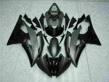 Gris Negro Inyección Kits Carenado Moto Yamaha R6 2008-2016