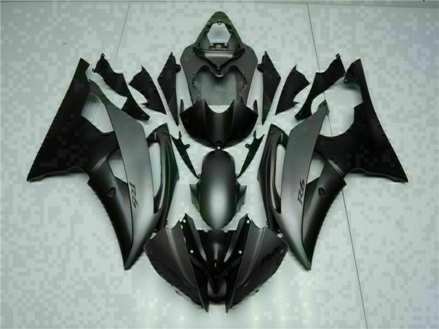 Gris Negro Inyección Kits Carenado Moto Yamaha R6 2008-2016 Gris Negro Inyección Kits Carenado Moto Yamaha R6 2008-2016