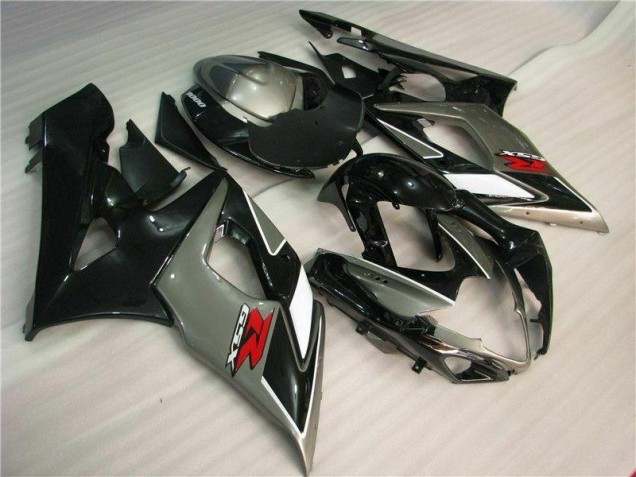 Gris Negro Kits Completo Carenado Moto Suzuki GSXR 1000 K5 2005-2006 Gris Negro Kits Completo Carenado Moto Suzuki GSXR 1000 K5 2005-2006
