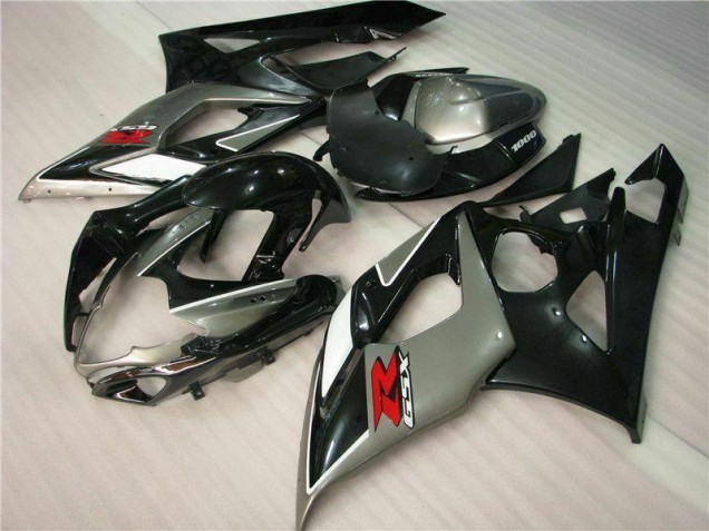 Gris Negro Kits Completo Carenado Moto Suzuki GSXR 1000 K5 2005-2006 Gris Negro Kits Completo Carenado Moto Suzuki GSXR 1000 K5 2005-2006