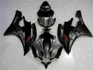 Gris Negro Kits Completo Carenado Moto Yamaha R6 2006-2007